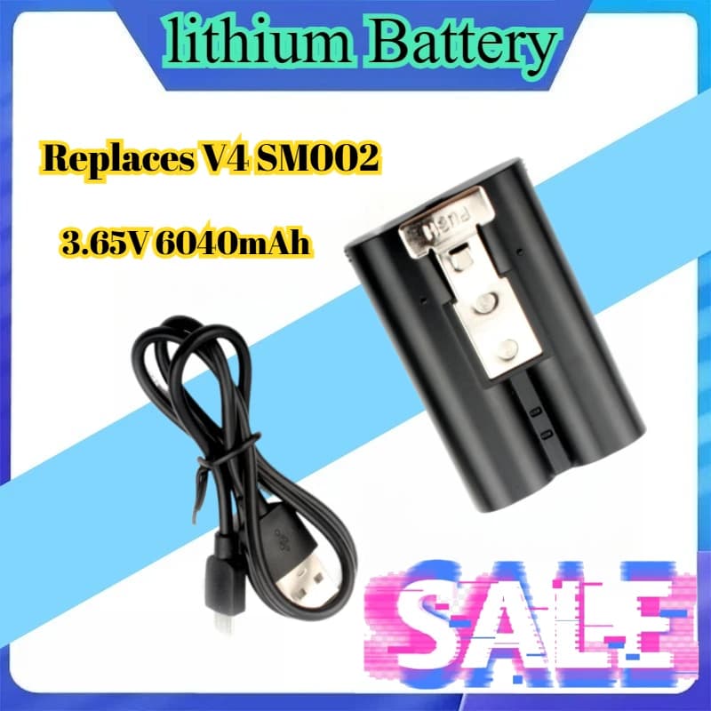 3.65V 6040mAh Li‑ion Replacement Battery for Ring Video Doorbell 2 3 4 (Replaces V4 SM002)