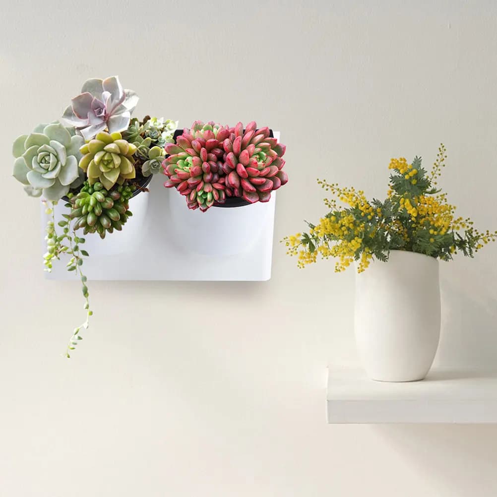 Self Watering Flowerpot Plastic Planter Pot for Plants Bonsai Succulents Flowering Annuals Automatic Water Absorption