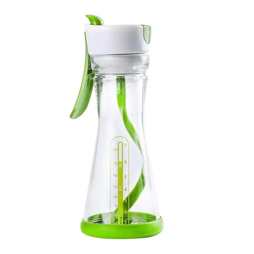 Bottiglia per miscelatore per condimenti per insalata Shaker per condimenti per insalata a prova di perdite Contenitore portatile per condimenti per insalata con scala per la cucina domestica