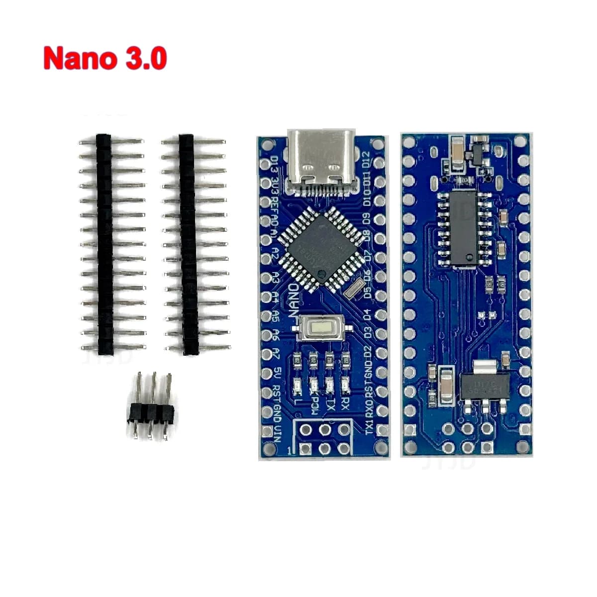 USB Type-C 3.0 with compatible bootloader, Nano controller for Arduino, CH340 USB driver, 16Mhz ATMEGA328P