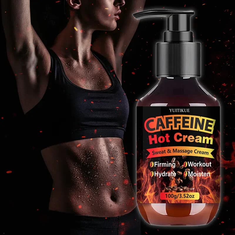YUITIKUE Caffeine Cream - Cream for Sweat and Massage, Rassodante and Toning, Body Model 100g