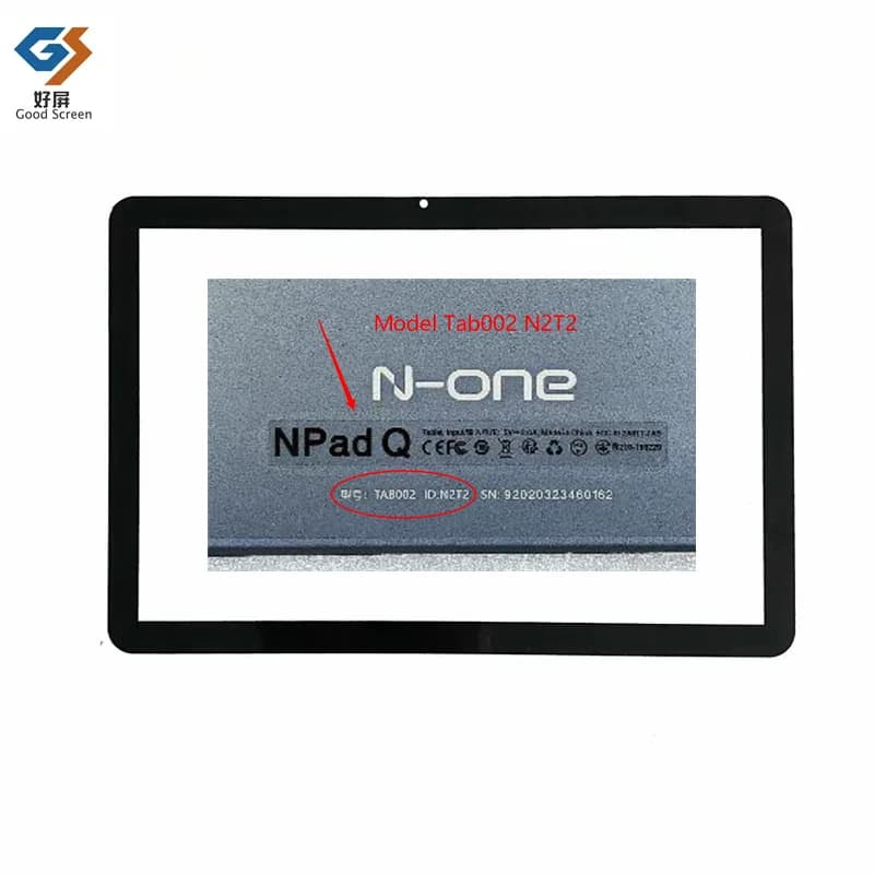 Nero Nuovo 10.1 Pollici Per N-one Npad Q TAB002 Tablet Touch Screen Capacitivo Digitizer Sensore Modello N2T2