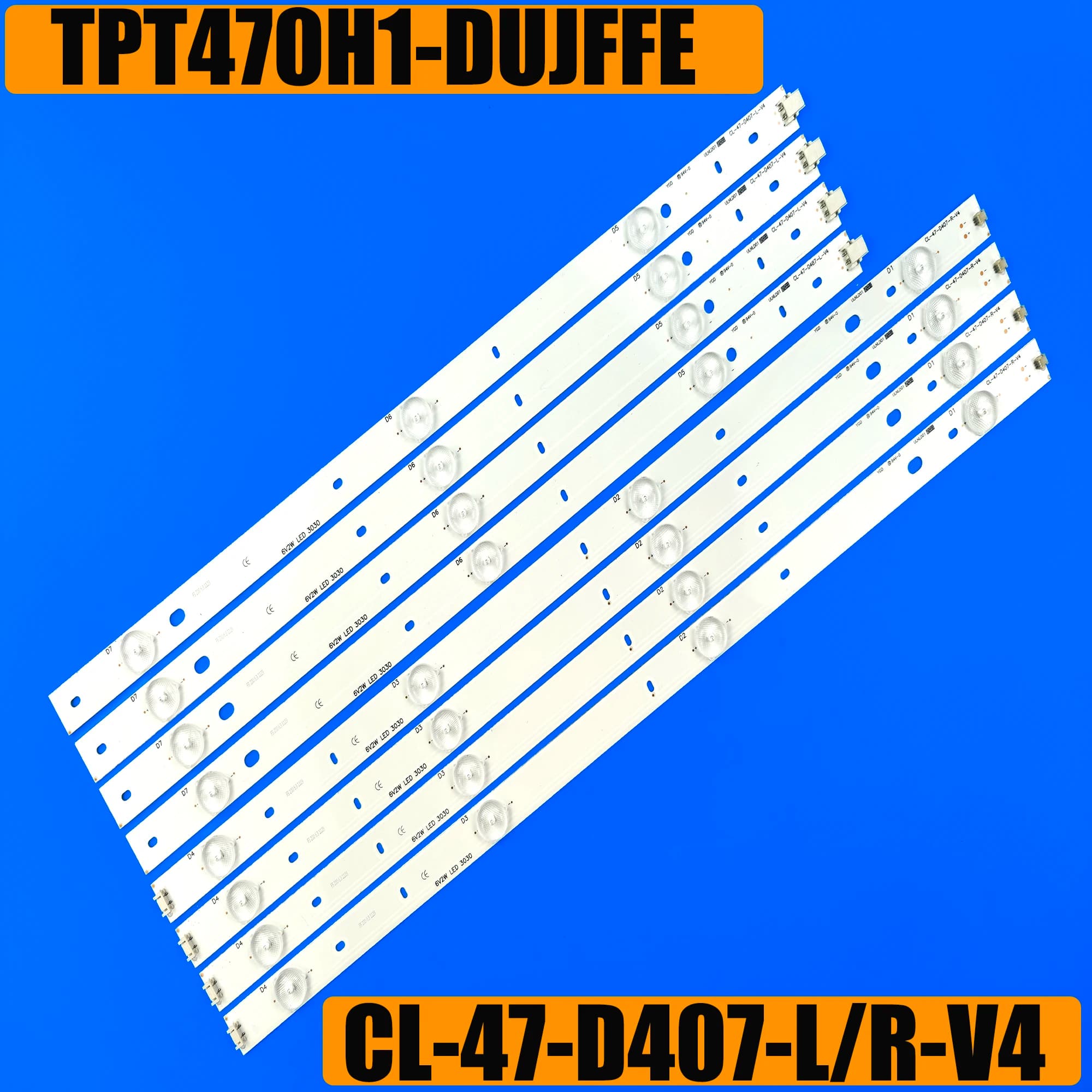 LED Backlight Strip for 47PFG4109/78 47PFG4178/78 47PFH4109/88 47PFL3188H/12 47PFL3188T/60 47PFL3198H/12 47PFL4398H/12 47PFL5708