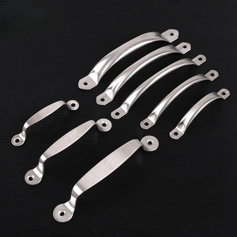 Maniglia semplice per tubo tondo in acciaio inossidabile Maniglia per tagliere Maniglia per cassetto Maniglia per armadio da cucina domestico