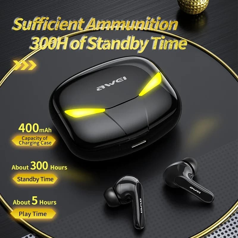Awei T35 TWS Bluetooth earphones with microphone Wireless Headphones HiFi Music Waterproof Headphones Wireless Headphones