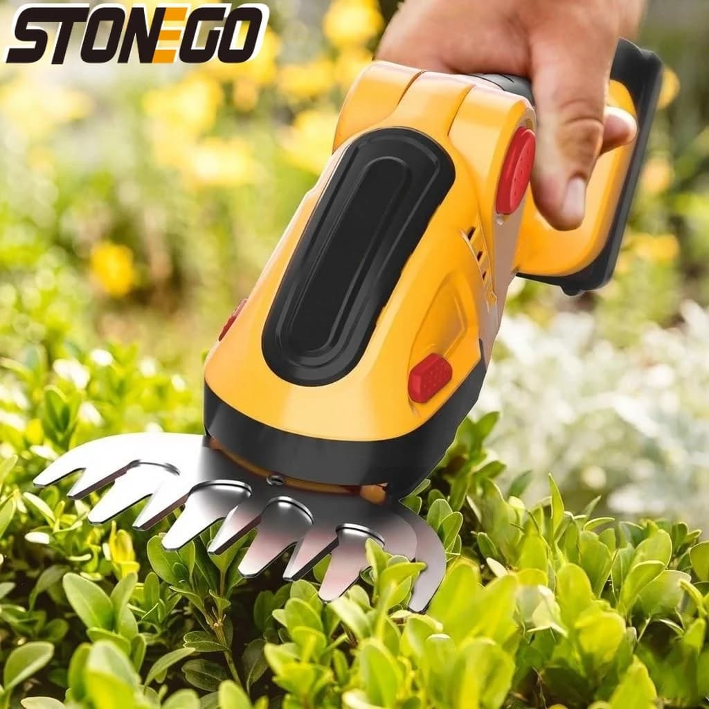 2-in-1 Power Shears with 24V Threaded Spine, Garden Tools for Shrubs