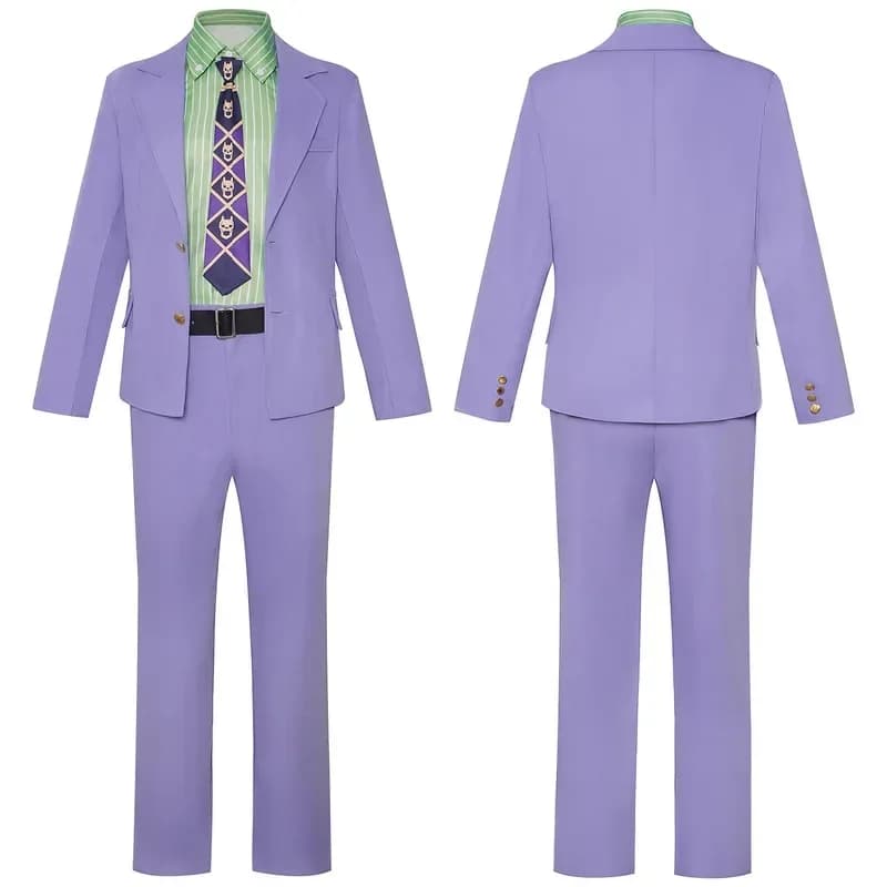 2026 nuovo vestito da gioco di ruolo Kira Yoshikage Cosplay Costume anime Abito di carnevale di Natale di Halloween