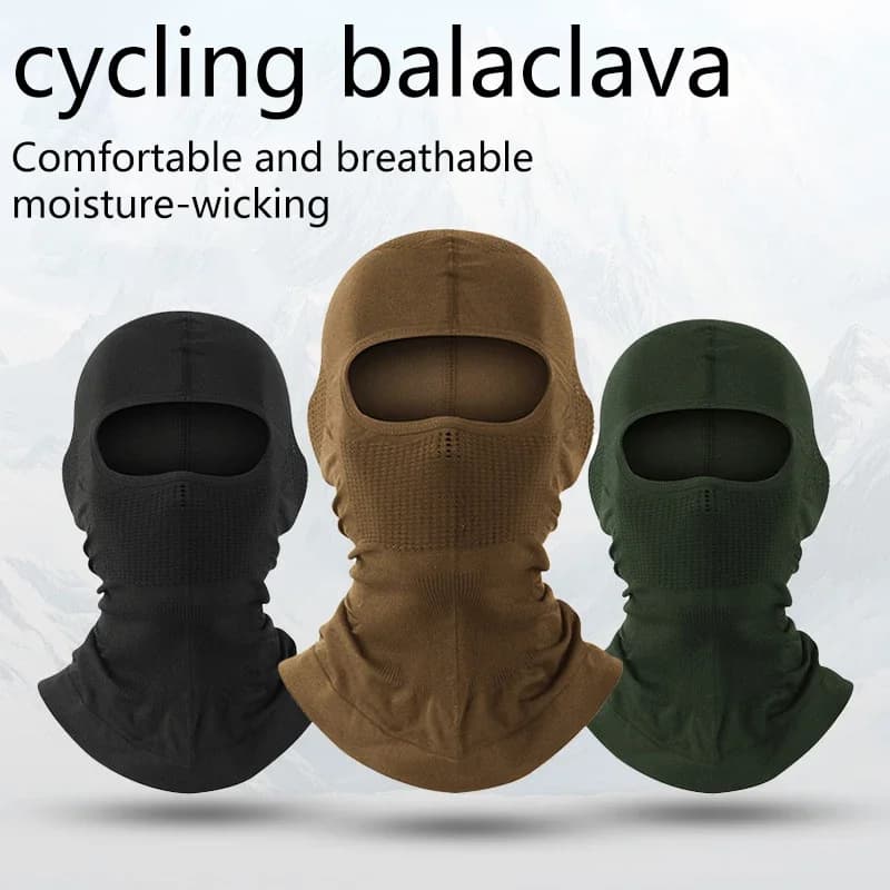 Windproof ski-proof and warm face mask head cover for outdoor cycling in autumn and winter, suitable for men and women, motorc