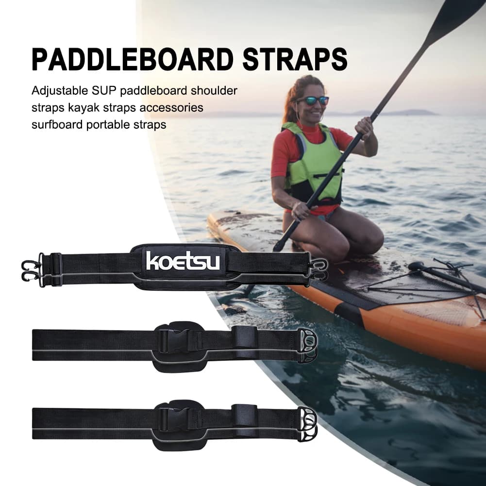Tracolla regolabile per tavola da surf Imbracatura per trasporto Stand Up Paddleboard Tavola da surf Pinne da surf Wakeboard Surf Kayak Strumento