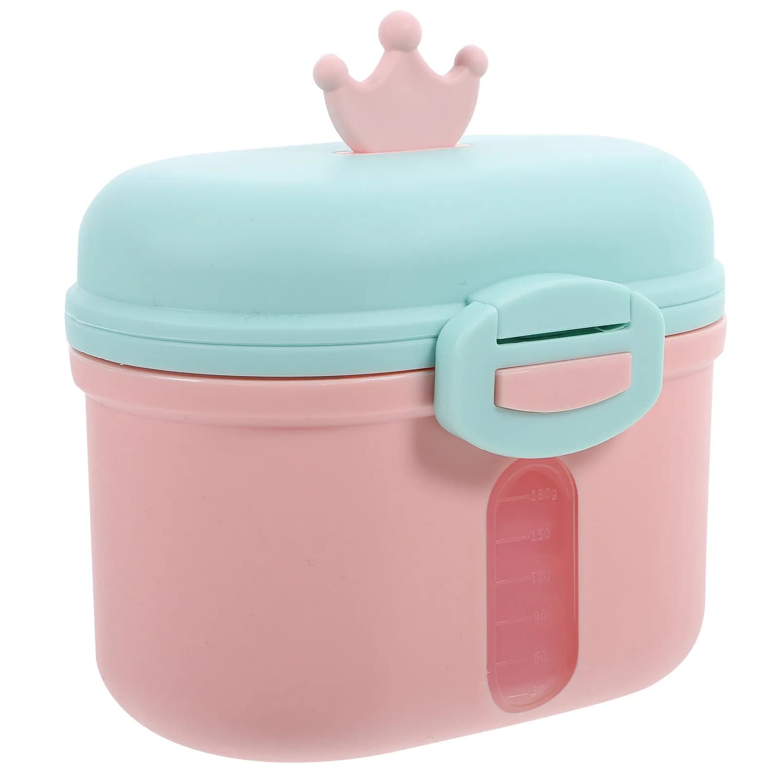 Portable Infant Formula Dispenser Milk Powder Storage Box Leak-Sealed Baby Food Container Travel Case with Scoop
