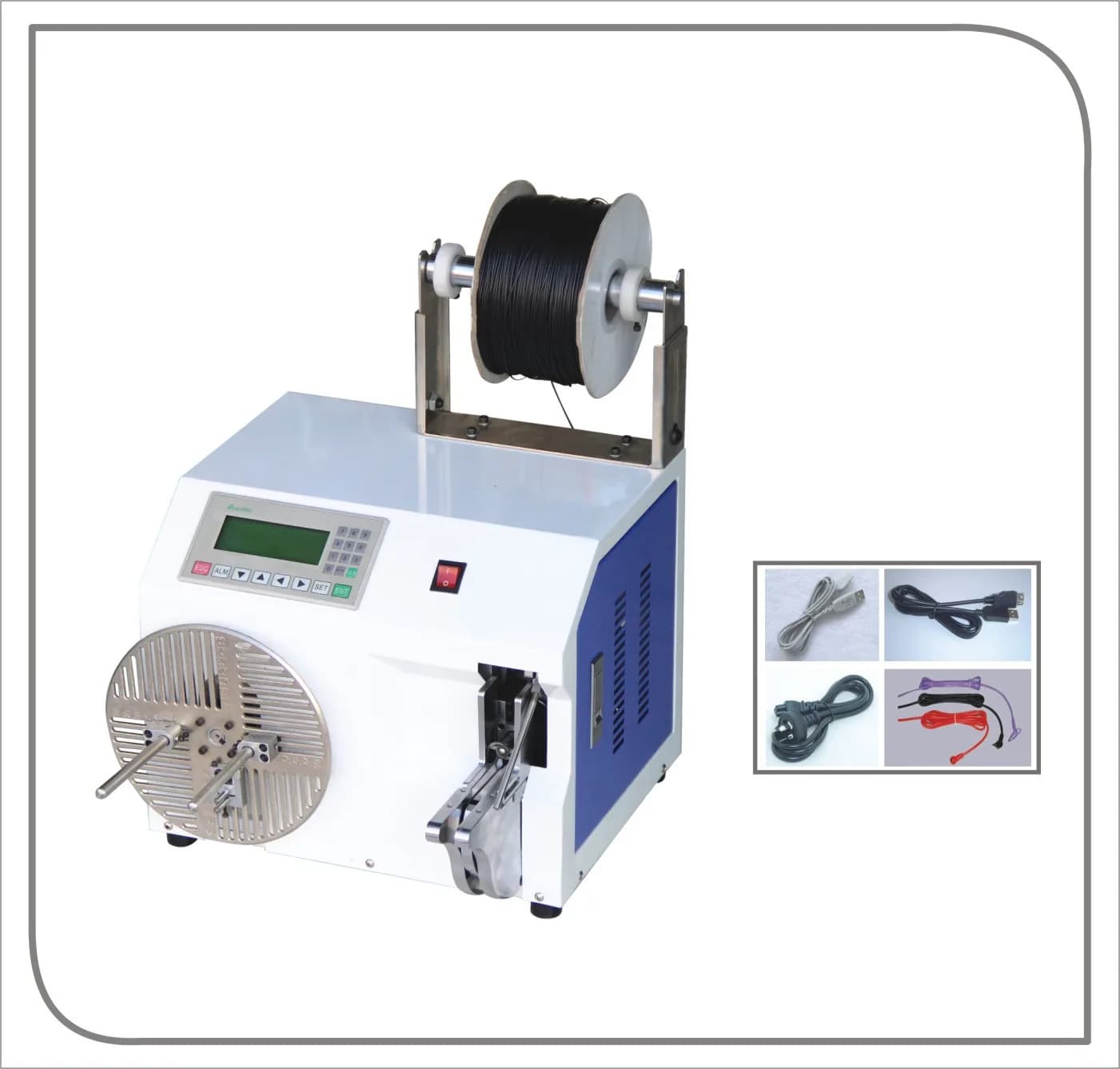 Macchina automatica per la produzione di fascette per cavi/macchina per rilegatura di fili/avvolgitrice