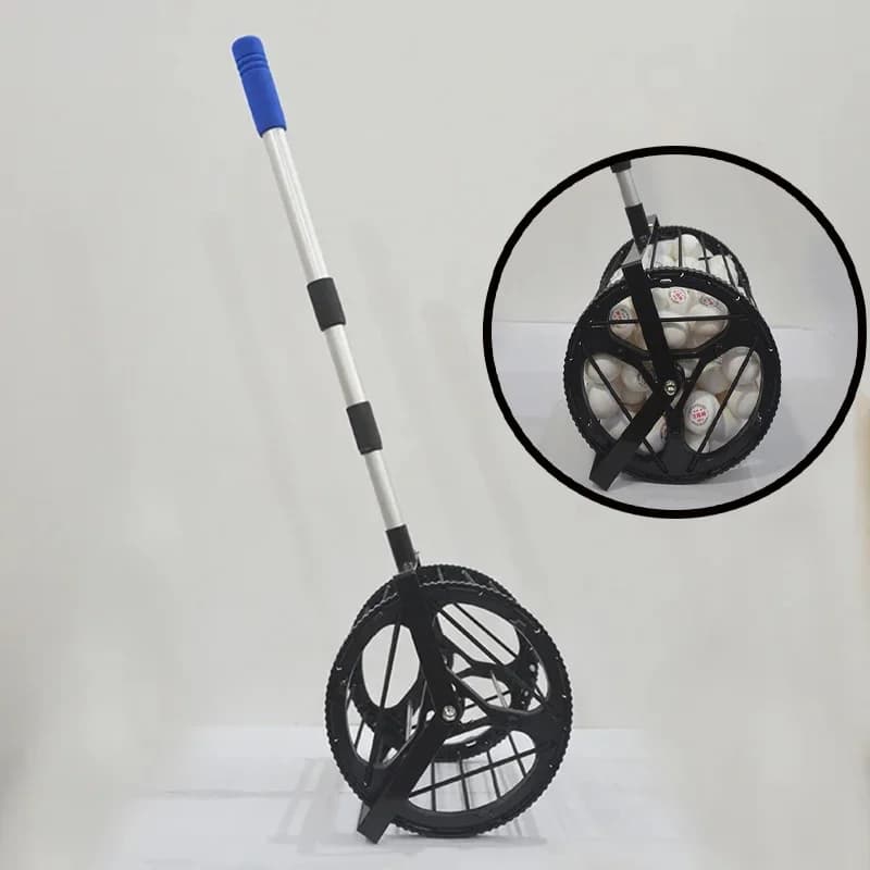 Raccoglitore di Palline da Ping Pong, Secchio Rotondo Pieghevole, Raccoglitore di Palline da Tennis da Tavolo, Collettore Multi-palla