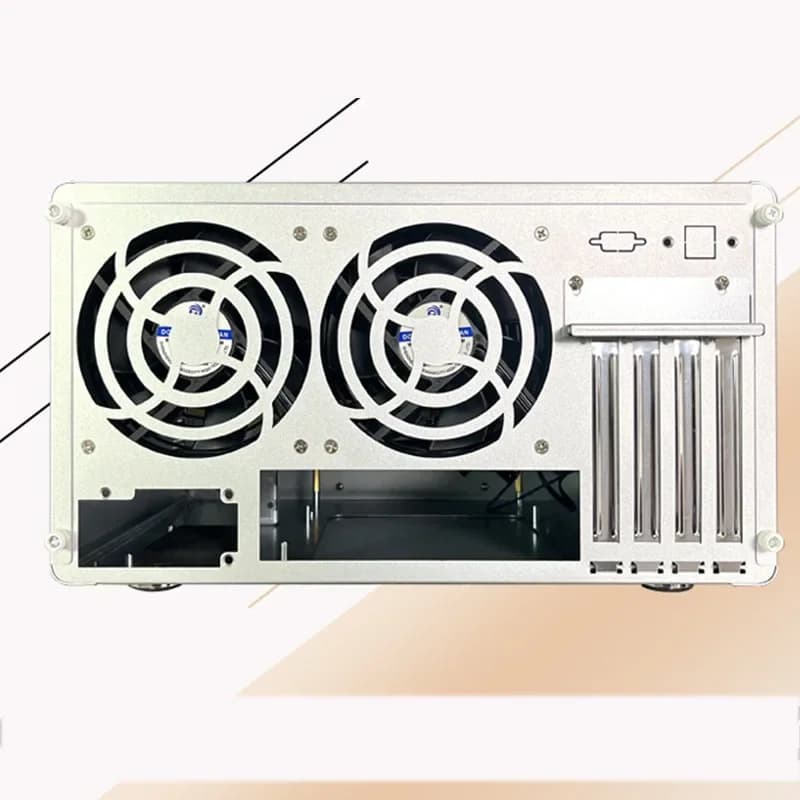 Aggiorna la nuova serie Nas Mini server a 8 alloggiamenti Hot Plug Chassis Archiviazione dati di rete Apparecchiatura di controllo industriale