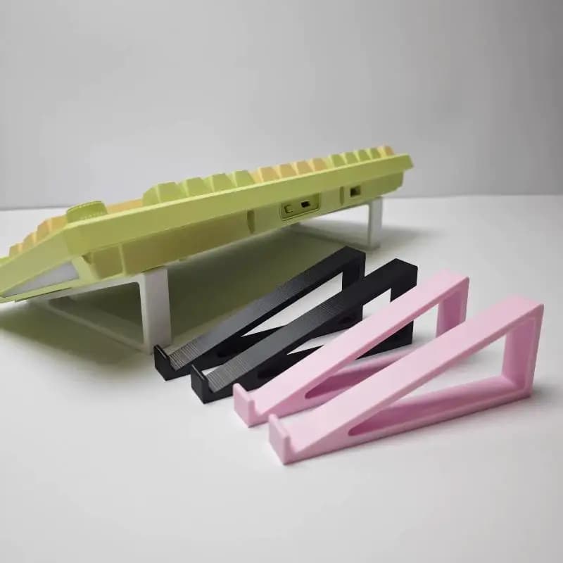 Supporto Rialzato per Tastiera Portatile SUSU (1 Paio) - Angolo Regolabile in Plastica per Tastiera Computer, Accessori Rialzatori per Tastiera, Supporto Monitor