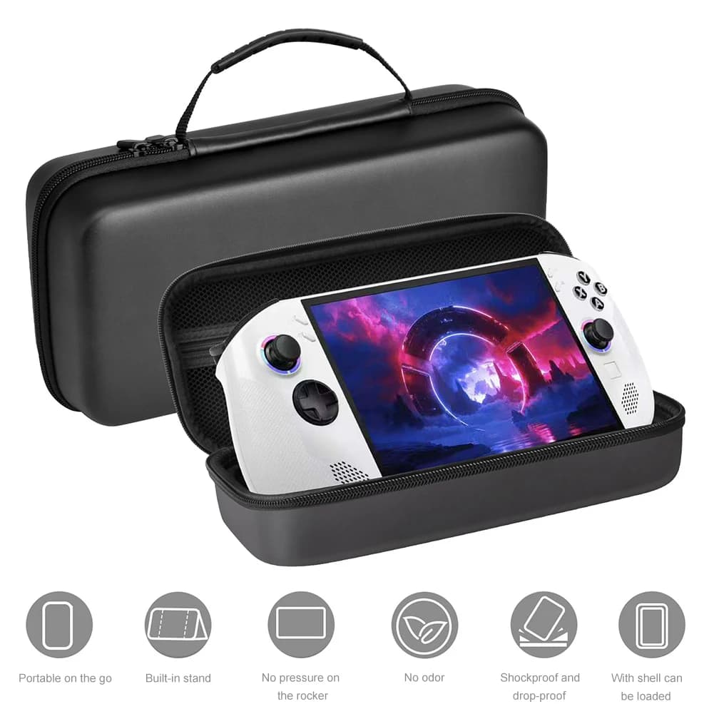 Custodia Rigida EVA per Console di Gioco Portatile Lenovo Legion Go S, Antiurto, per Viaggi, Custodia Protettiva Anti-Caduta