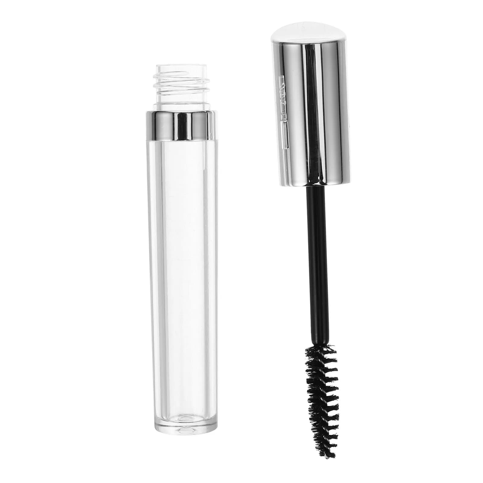 Empty 3ml Mascara bottle, Transparent Plastic Reusable with Airtight Seal, Ideal for External Use