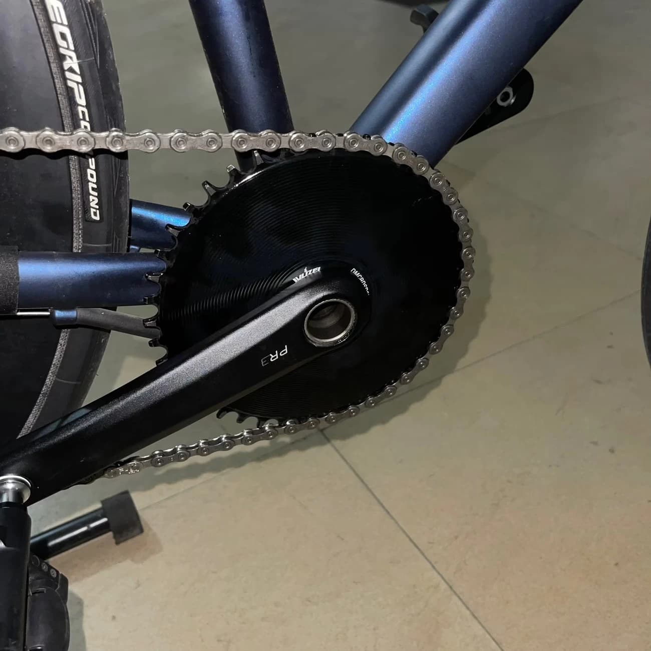 WUZEI Squid 3-Bolt Direct Mount Chainring 40T-58T Narrow-Wide Tooth,4.2mm Offset, Single Speed Disc for 8/9/10 Speed Bikes