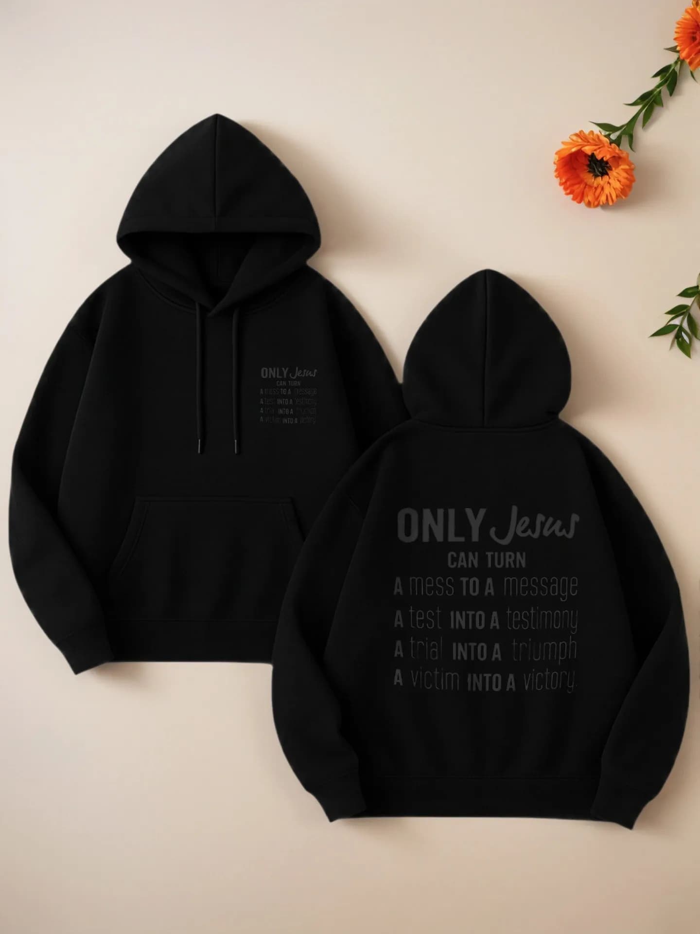 Felpa con cappuccio grafica da donna, lettera - stampa, stile casual, misto cotone, abbigliamento casual quotidiano, per adolescenti