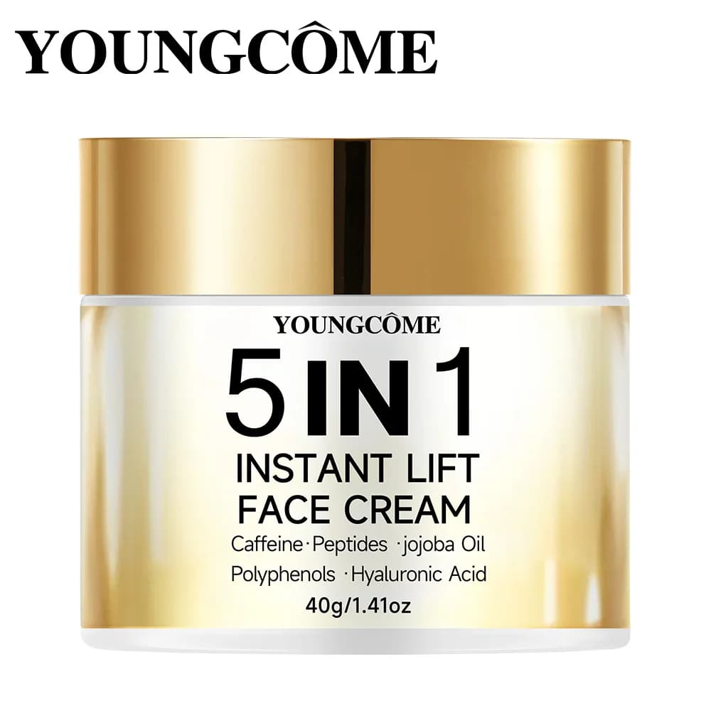 Crema idratante viso 5 in 1 contenente formula idratante al collagene alla vitamina C adatta a tutti i tipi di pelle