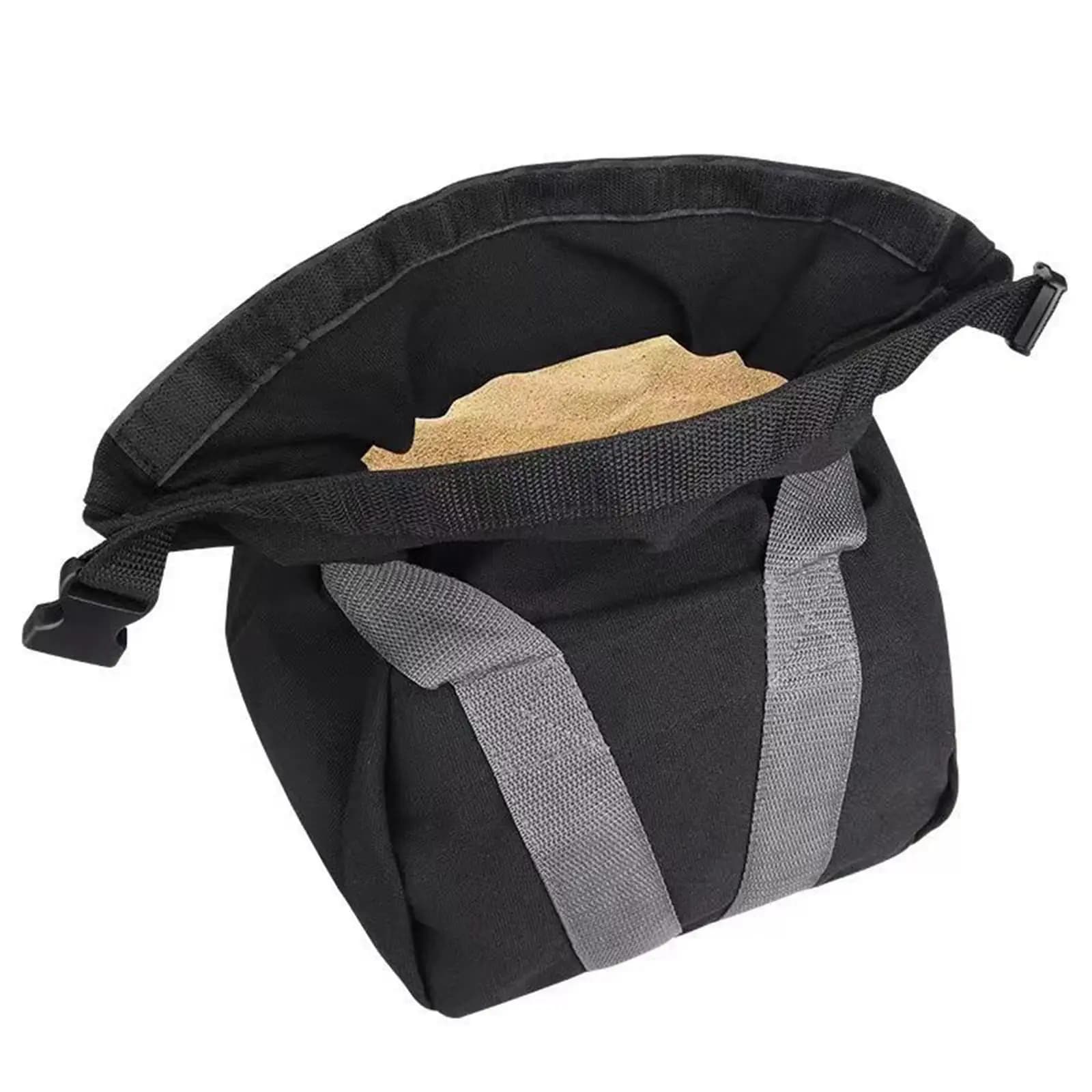 Canvas Empty Weight Filler Bag Heavy Duty Training Sandbag with Anti Slip Handle for Home Gym Fitness