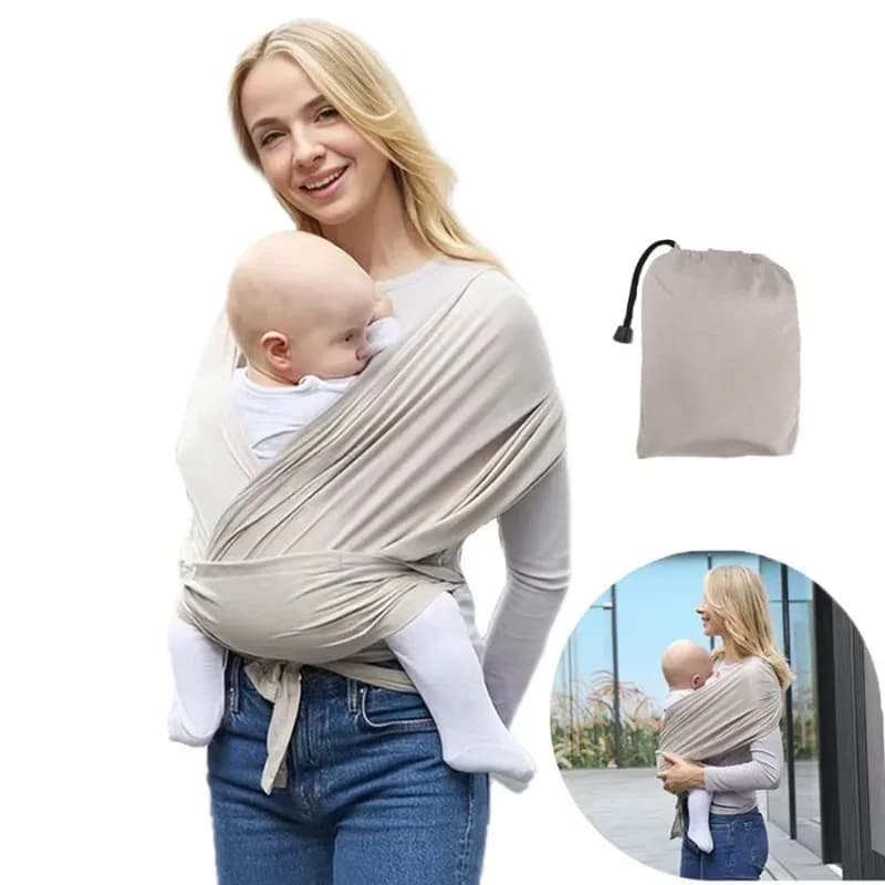 Baby Wrap Sling Front-carrying Backpacks Carrier for Newborns 0-36 Months Kids Kangaroo Sling Front Artifact Ergonomic Carry