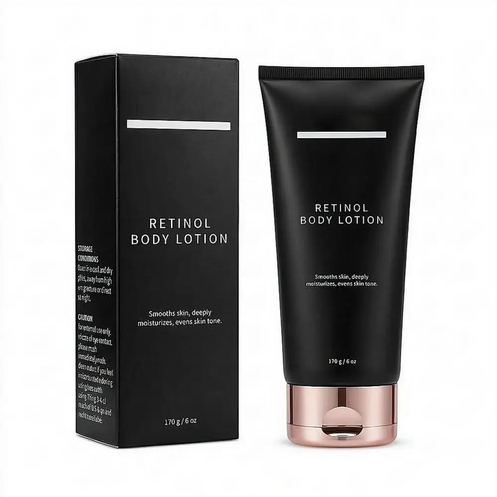 Retinol Body Lotion Moisturizing Firming Body Cream for Crepey Skin, Daily Hydrating Retinol Lotion for Neck & All Body Skincare