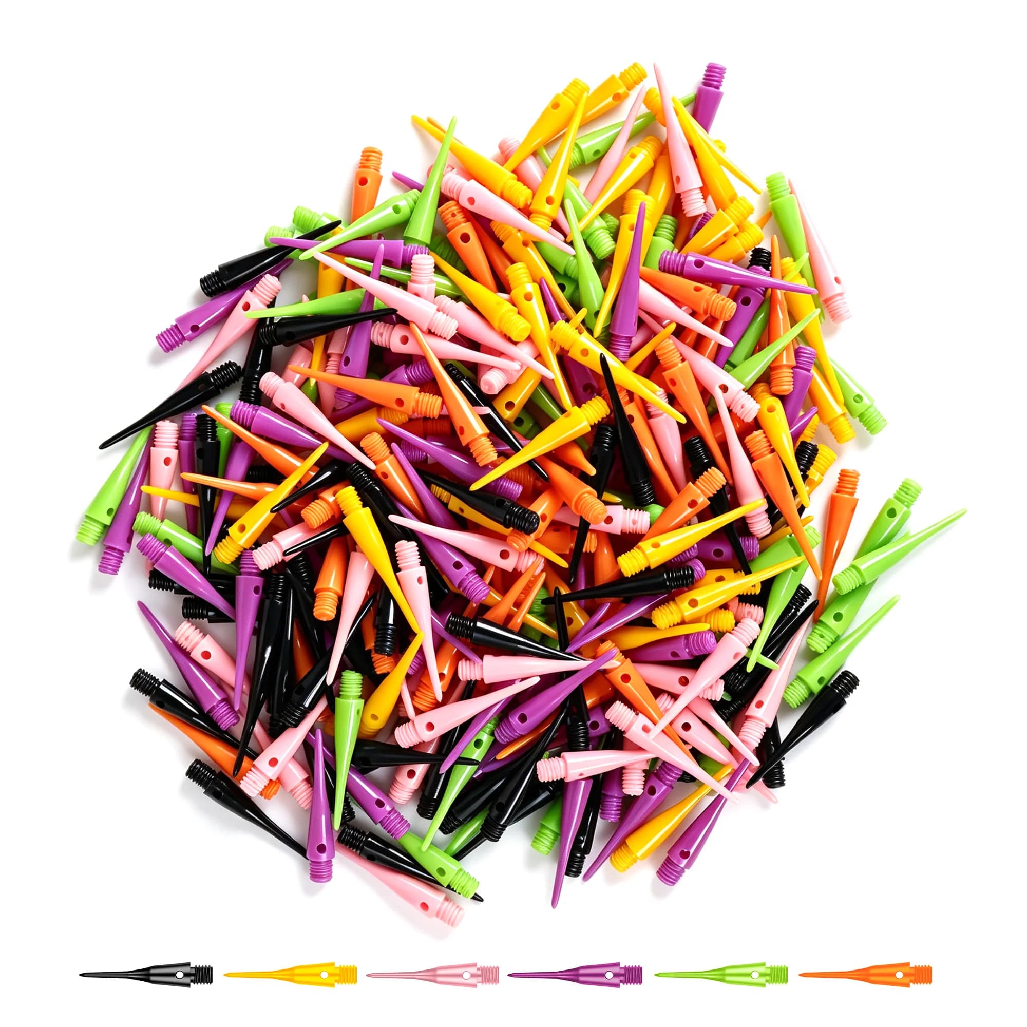 CyeeLife 300PCS High Precision Electronic Dart Plastic Professional Durable Soft Tip Points Needle Replacement Set Accessories