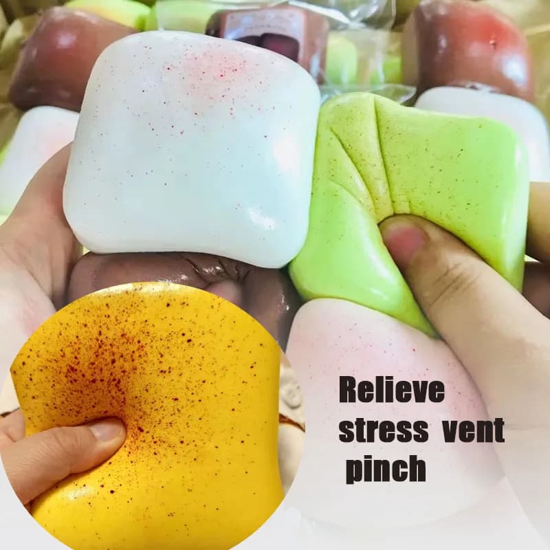 Giocattolo Antistress One Size: Pane Tostato Morbido e Soffice, Giocattolo Sensoriale a Lenta Risposta per Alleviare l'Ansia