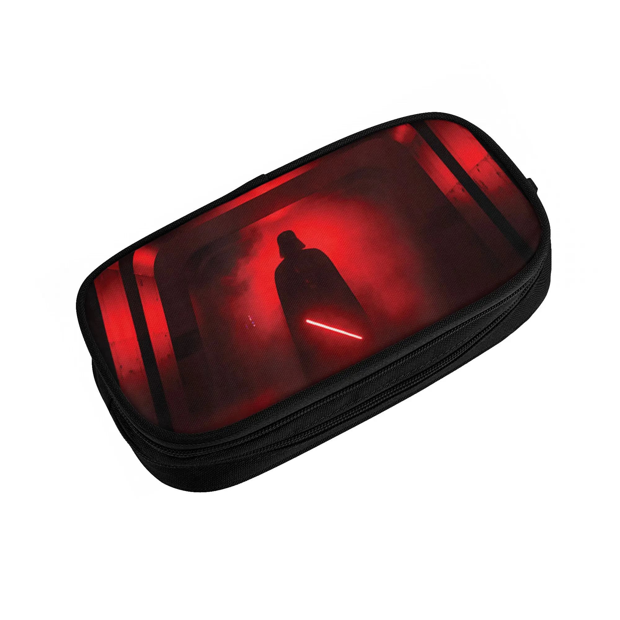 Astuccio portapenne Darth Maul Vader Red Lightsaber Shadow, astucci per studenti con ampio spazio, regalo scolastico per studenti