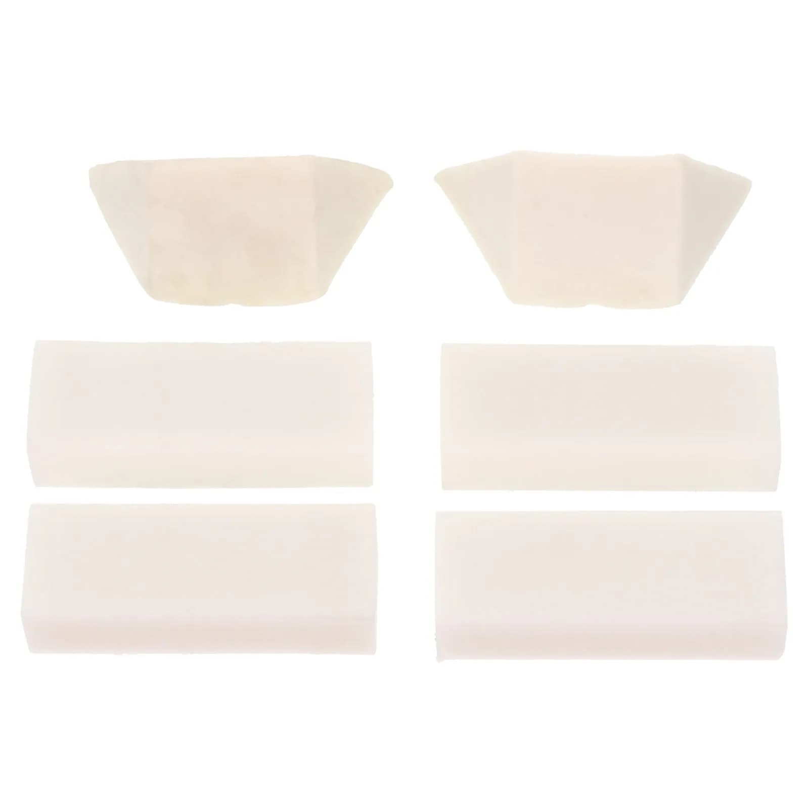 6Pcs Highlighter Eraser Different Shape Professional Art Sketching Erasers Pencil Painting Art Eraser Classroom Office Supplies