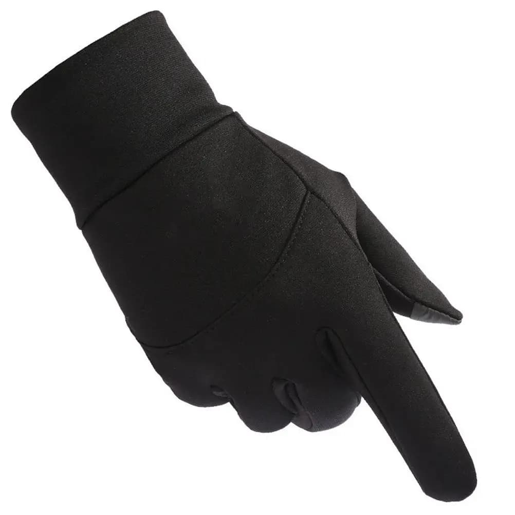 1Pair Anti- Screen Gloves Silicone Palm Grip Warm Outdoor Sports Gloves for Men Women Cycling Hiking Skiing