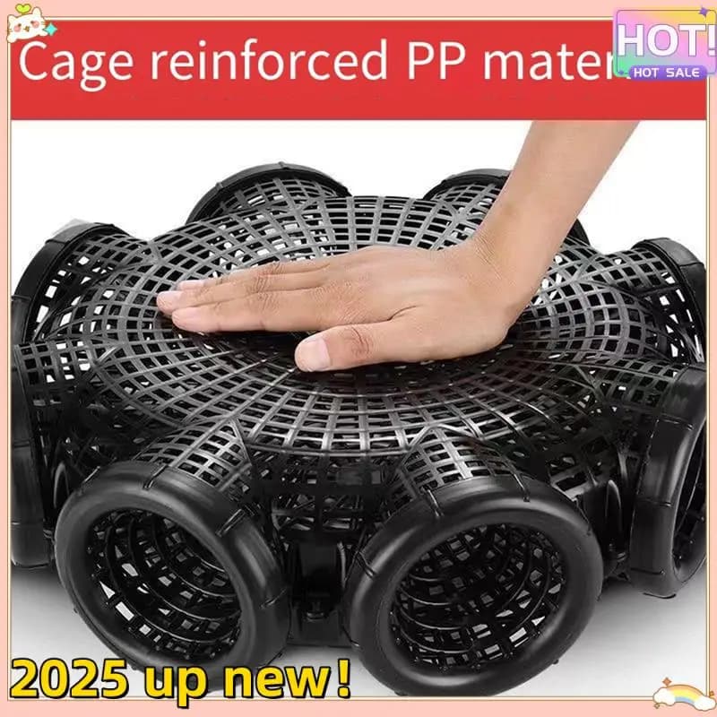 Catcher per gamberi pieghevole di classe Rete per pesci da lancio Granchio Gamberi Gamberetti Trappole per fusione Maglia per rete da pesca Attrezzatura Gabbia Facile da U