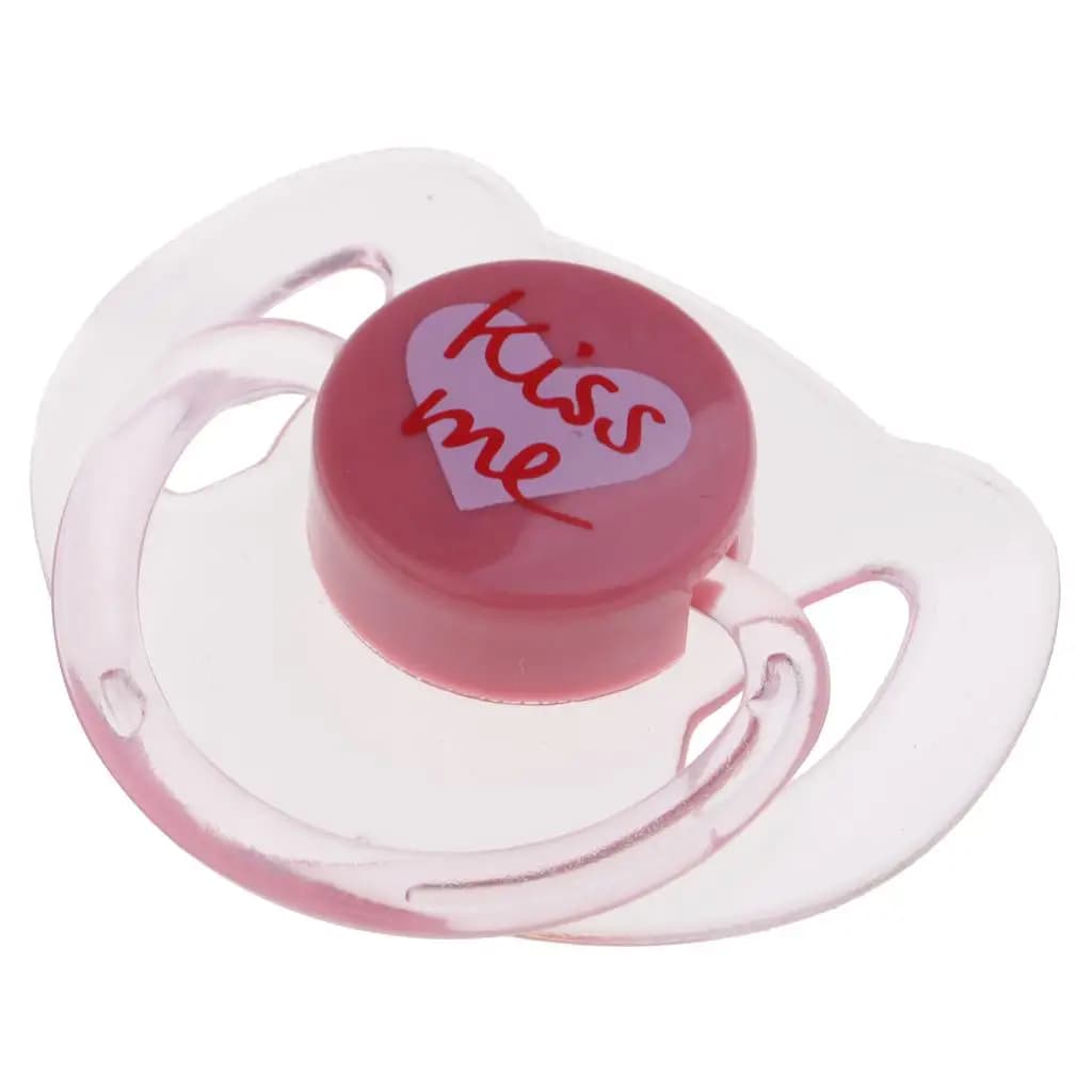 Reborn Baby Pacifier Plastic Magnetic Dollhouse Miniature Accessories for 1 12 Scale Reborn Dolls