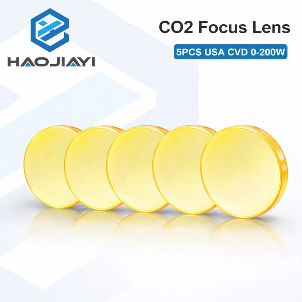 5PCS Focus Lens USA CVD ZnSe DIA 12/18/20mm for 0-200W CO2 Laser Engraving Cutting Machine