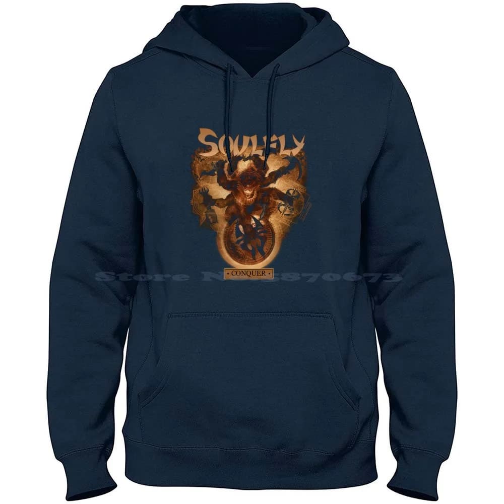 Conquista 100% puro cotone felpa con cappuccio Tshirt 3 Metallum Corey Taylor Tattoo Max Cavalera Setlist Babylon 1998 Bobby Burns Sepultura