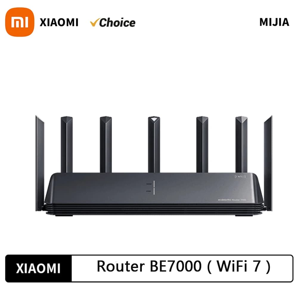 Xiaomi Mi Router BE7000 Ripetitore WiFi Tri-Band VPN 1GB Mesh USB 3.0 IPTV 4 porte Ethernet 2,5G Modem Amplificatore di segnale Wifi 7