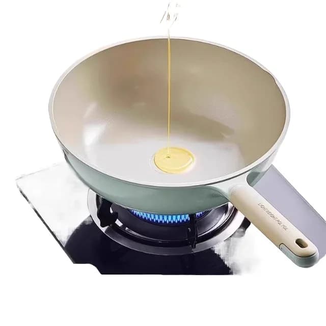 Padella antiaderente in ceramica non rivestita
