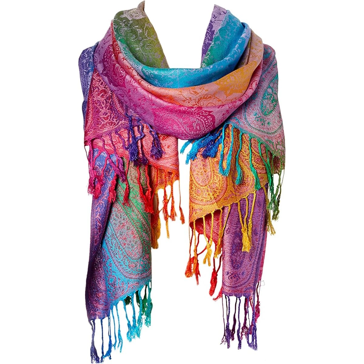 Sciarpa di seta da donna alla moda Scialle di raso di lusso avvolge la sciarpa di pashmina