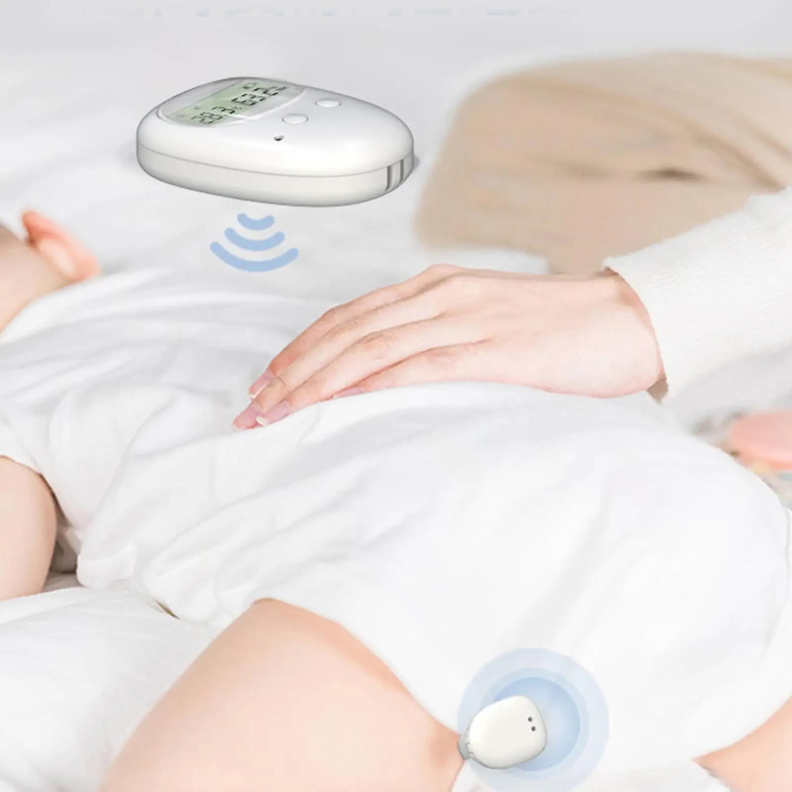 Sensore di allarme per enuresi notturna, monitor per bambini, aiuto per la prevenzione dell'ineguagliamento del letto per anziani