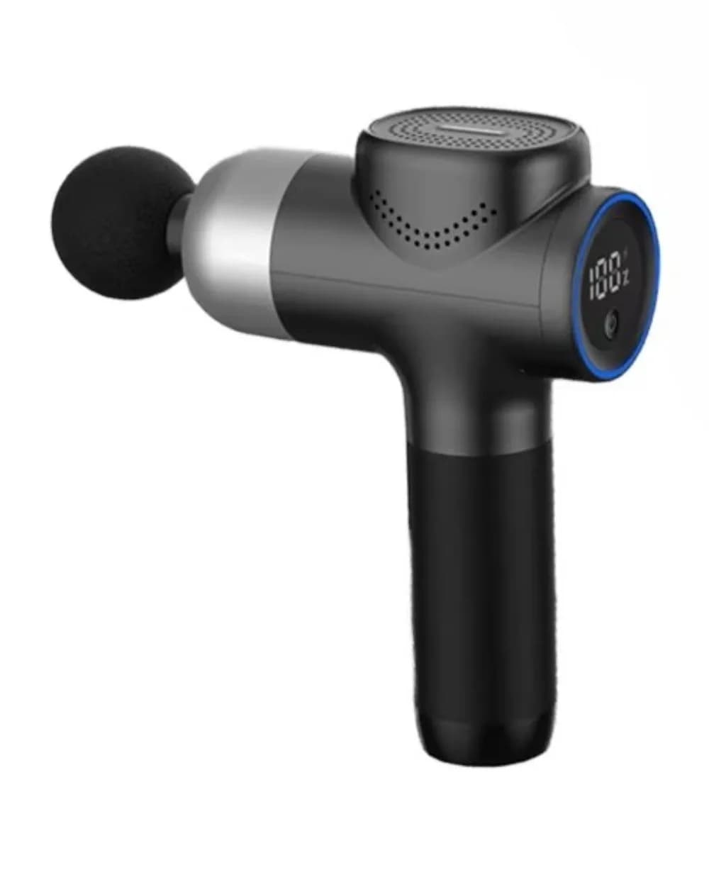 Portable Band Gun Powerful Deep Fabric Percussion Vibration Massage Touch Screen LCD 5 Head Body Hot Neck Therapy