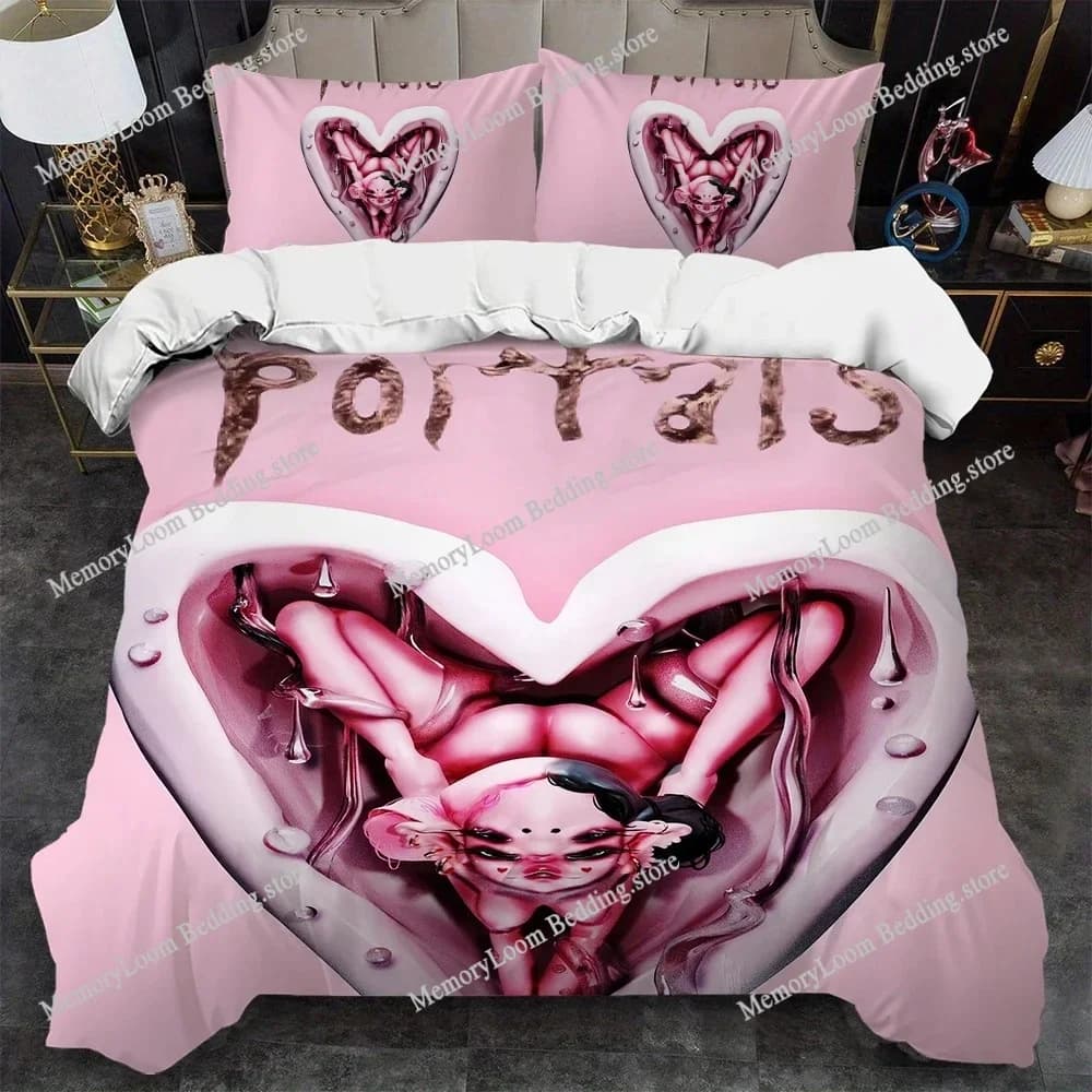 Melanie Martinez Portals Duvet Cover Set Home Style Bedding Soft Laundry Cotton Bed Four Seasons Student Dormitory Luxury Gift96