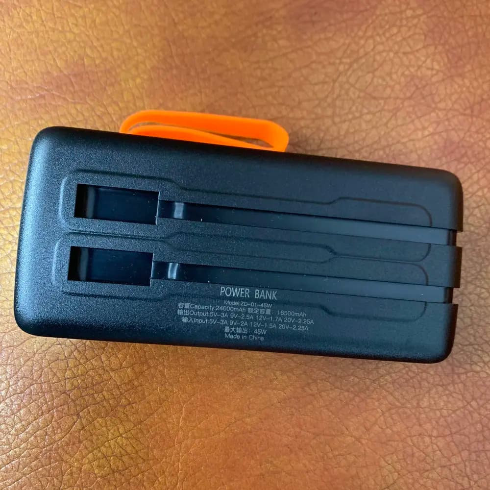 45 W Power Bank Case for MacBook 21700 Battery Case Charging Tablet Shell Case for yourself Removable Battery Storage Box No Battery