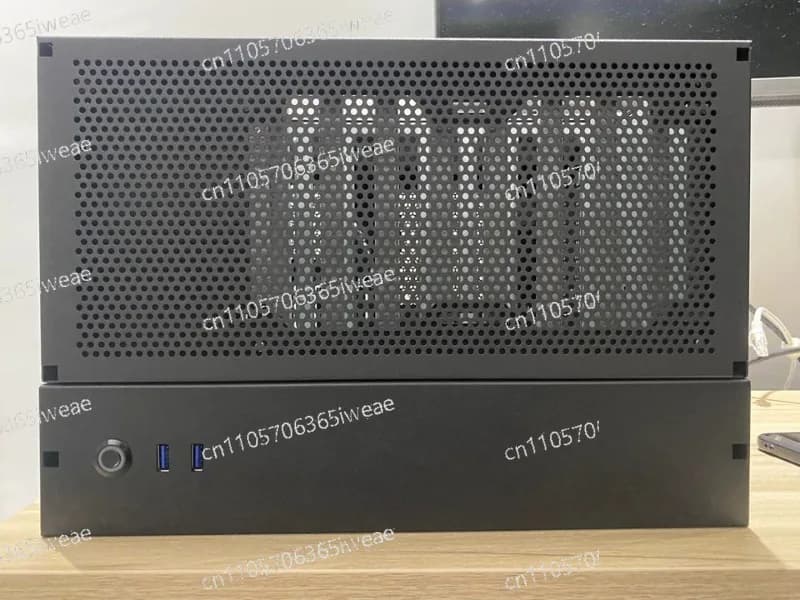 Chassis NAS a 8 Dischi ATX Nero, Case per Disco Rigido Synology Flying Bull, Radiatore a Torre Media, Alimentatore ATX