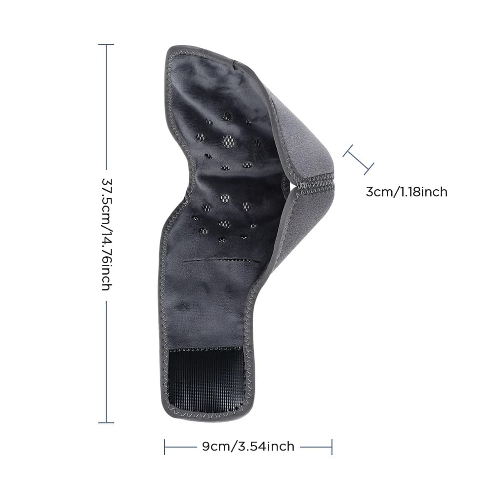 Massaggiatore Elettrico per Piedi con Vibrazione, Supporto per Caviglia con Compressione Calda, Fascia di Supporto per Caviglia con Vibrazione, Rilassamento Muscolare