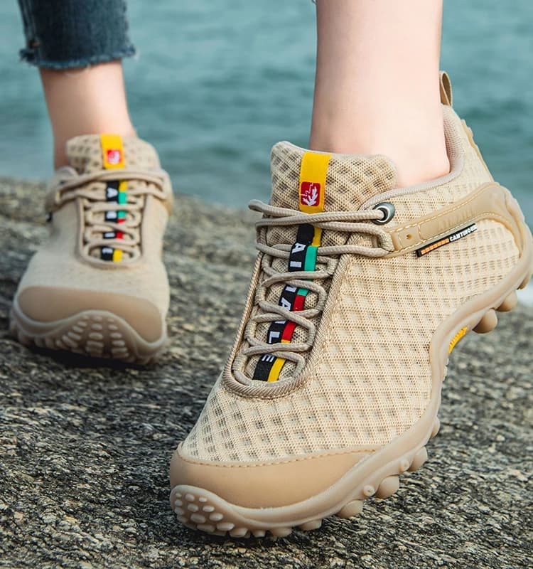 MERRTO Scarpe da trekking da montagna uomo Sport Donna Trekking Mesh traspirante Arrampicata Scarpe da passeggio Stivaletti Sneakers da viaggio all'aperto