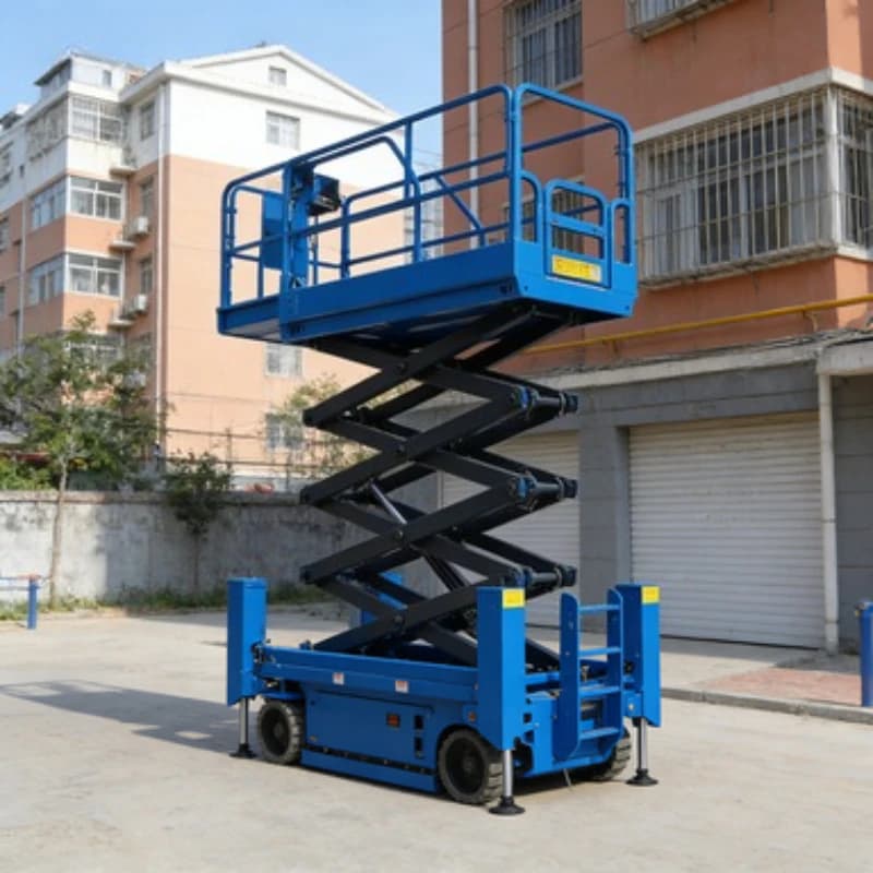 High Lift Hydraulic Scissor Platform Customized Electric Mobile Lift Table for Maintenance