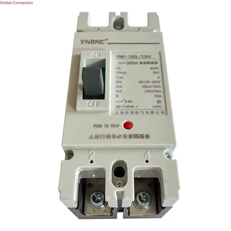 200A 250A 300A 400A 500A 600A DC Interruttore automatico 12V 24V 36V 60V 72V 96V 120V Cella solare SRV Yacht Batteria Protezione automatica