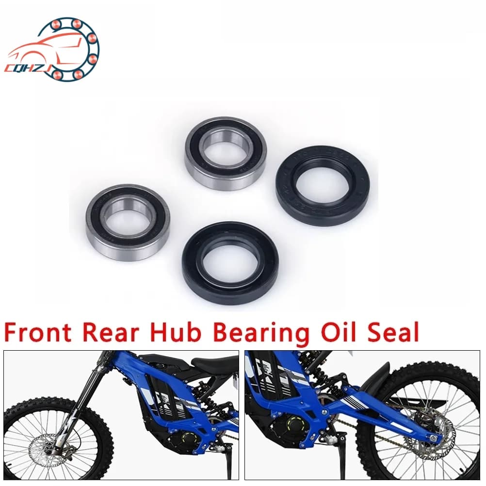 Kit di guarnizioni per cuscinetti ruota anteriore e posteriore per moto CQHZJ, per cuscinetti SURRON Ultra Bee Electric Dirt Bike 6904 6004