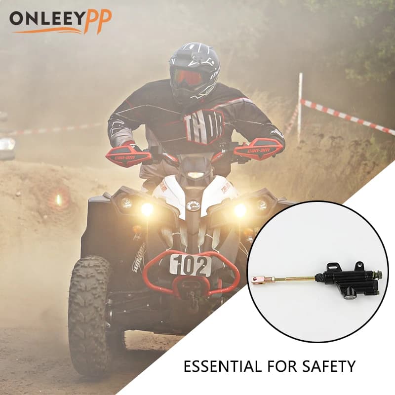 ONLEEYPP Moto Pompa Pompa Freno Posteriore Per 110cc A 250cc ATV Dirt Bike Pompe Idrauliche Motocross Accessori
