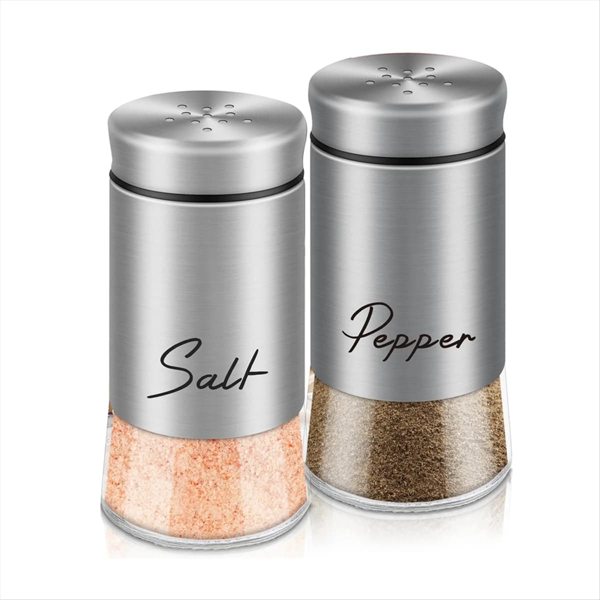 A72P Set saliere e pepe con coperchio in acciaio inossidabile per gadget da cucina Dispenser di spezie da cucina-B